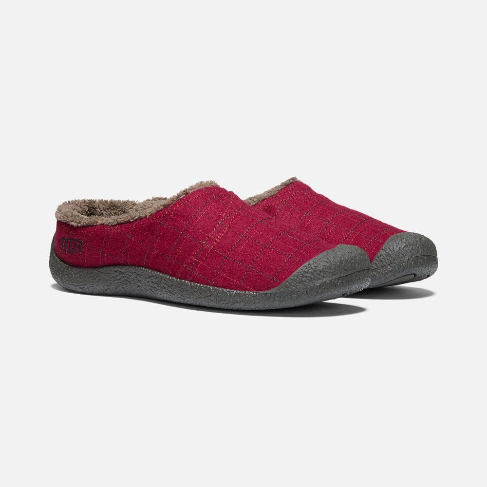 Chaussons Keen Femme Rouge | Howser Wrap Slide | BZDPR-1372